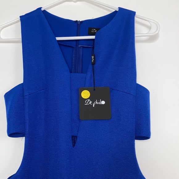 Blue mini dress - Picture 3 of 4